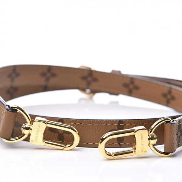 Brand NEW! UNUSED! LV Louis Vuitton Reverse Monogram Metis 20mm Adjustable Strap - Picture 10 of 14